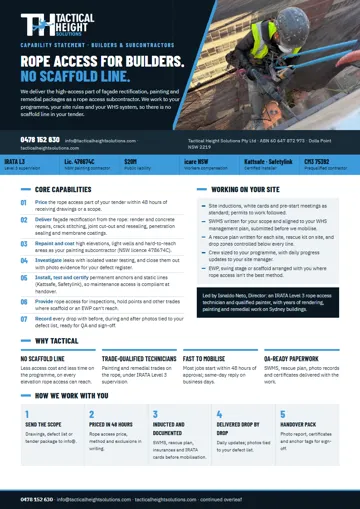 Page 1 of our capability statement